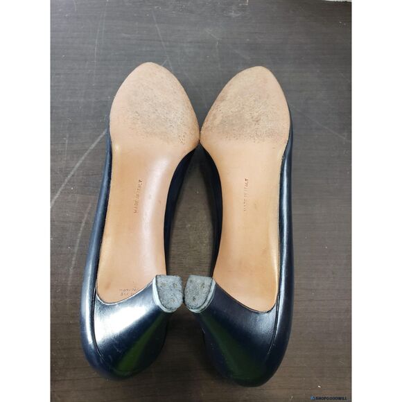 Vintage Salvatore Ferragamo Navy Blue Pumps - Size 8 - Picture 3 of 6